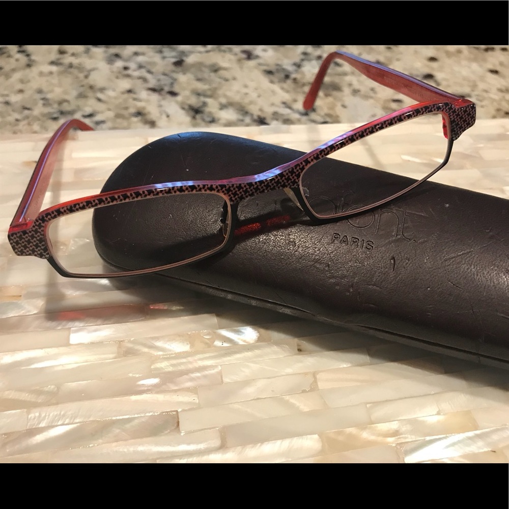 Lafont Paris glasses.